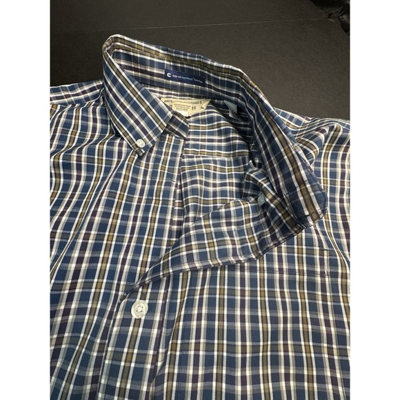 Duluth Trading Shirt Mens M Plaid Cotton Button Up Magna Ready Gorpcore Outdoor - Picture 4 of 6